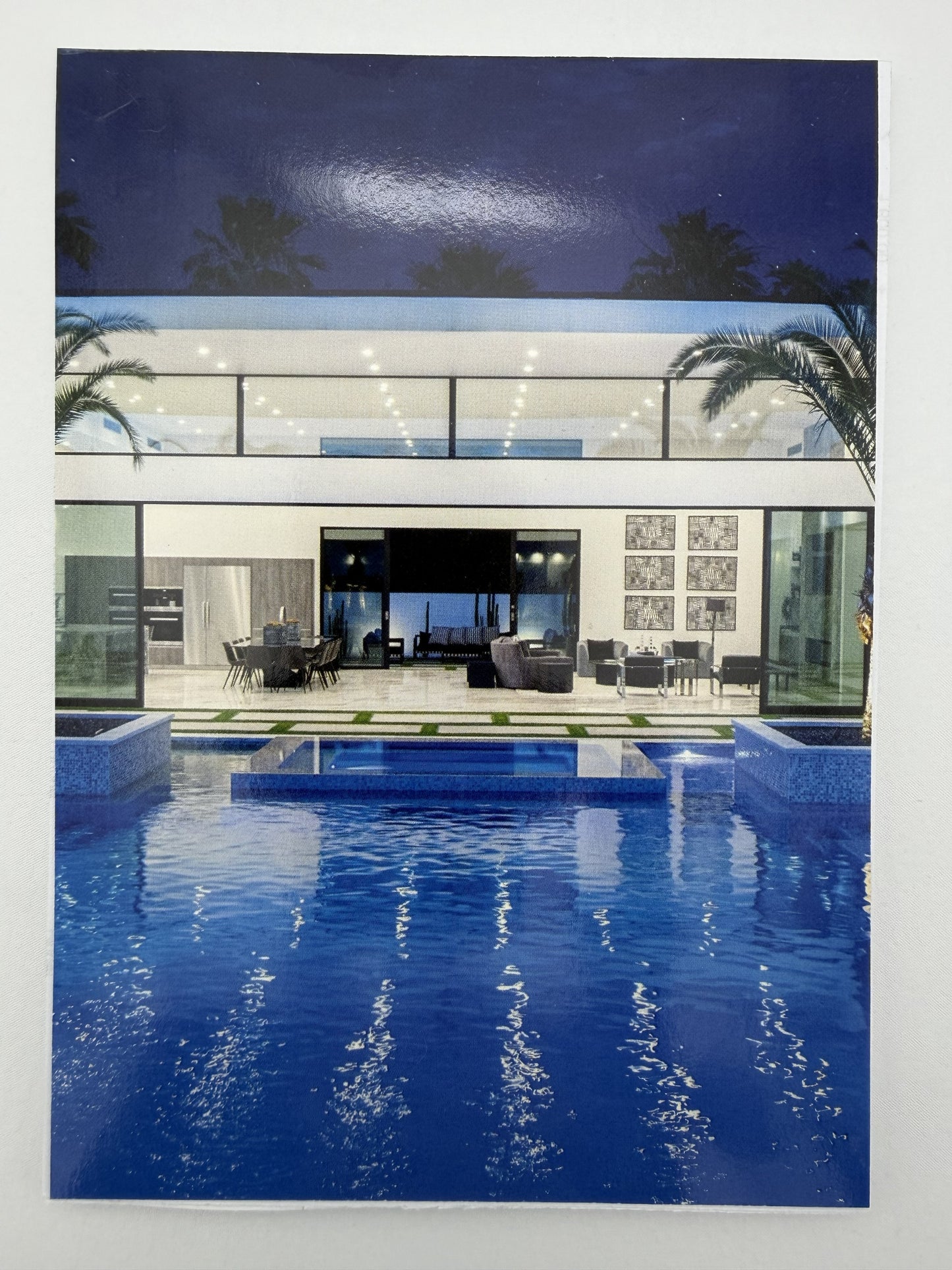 Blue Hour Retreat – One-of-a-Kind Repurposed Notepad – 5 × 7