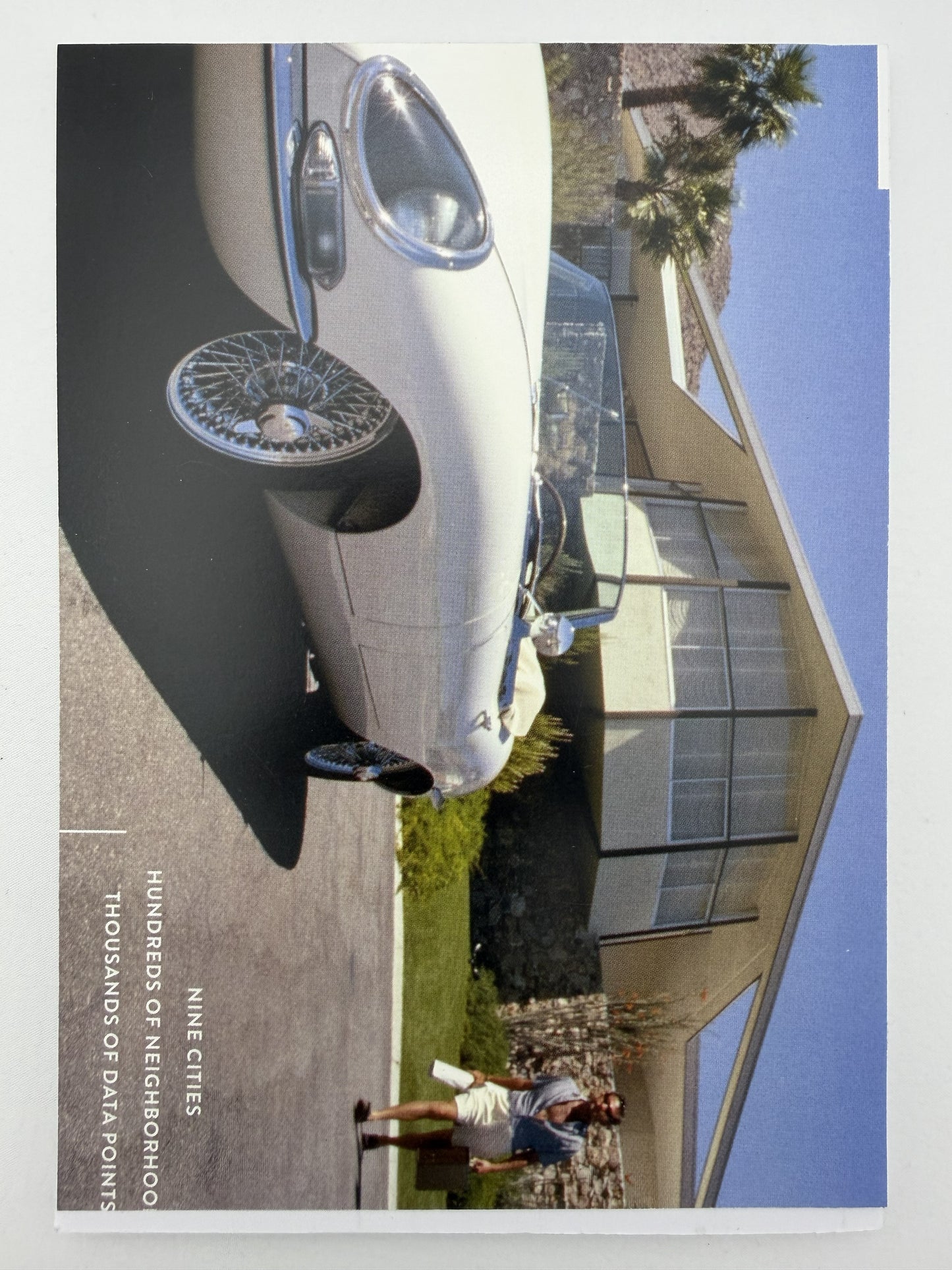 Desert Drive – One-of-a-Kind Repurposed Notepad – 7 × 5 Landscape